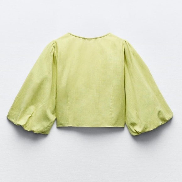 New ZARA Crop Top With Ring - Picture 4 of 9